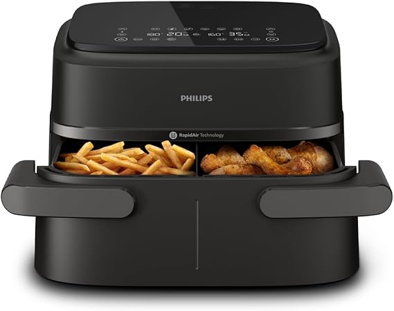 Philips Airfryer 1000 - Air Fryer Panier Flexible 7.1L, 10 modes