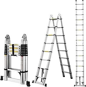 Échelle télescopique en Aluminium, 5 m