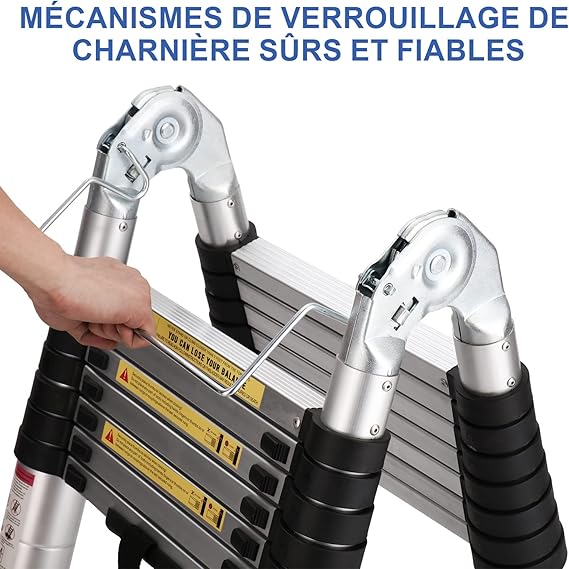 Échelle télescopique en Aluminium, 5 m