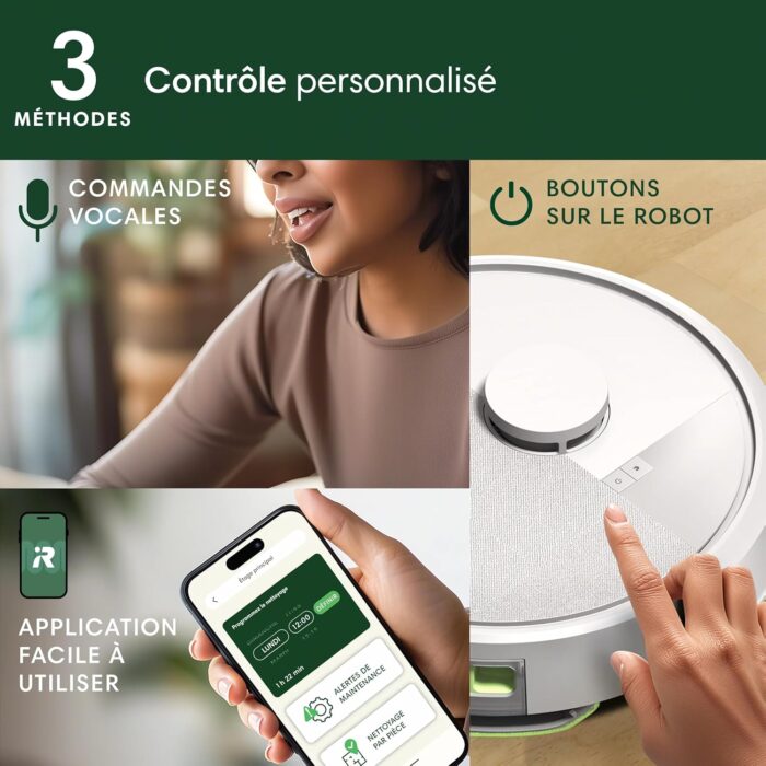 iRobot Roomba 105 Combo – Robot Aspirateur Laveur 2en1