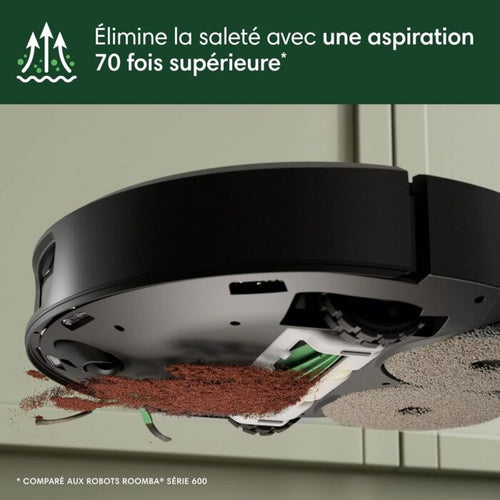 Aspirateur combiné iRobot Roomba Plus 505 + station de lavage automatique