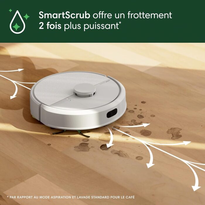 iRobot Roomba 105 Combo – Robot Aspirateur Laveur 2en1